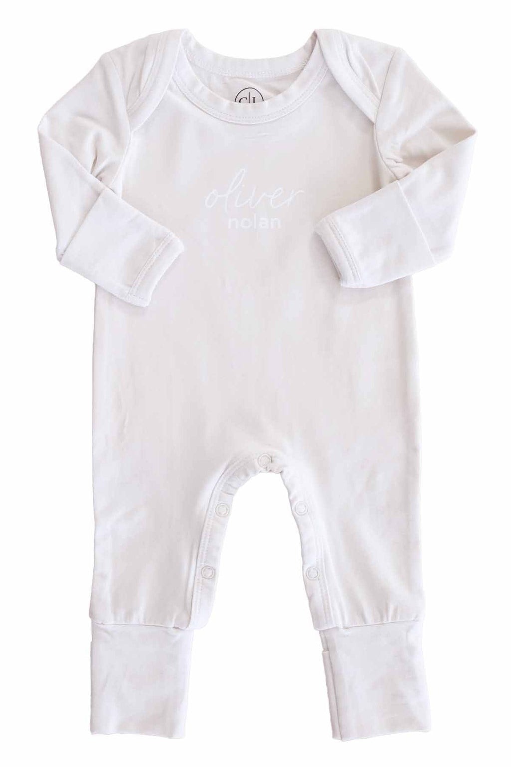 Personalized Full Length Snap Rompers